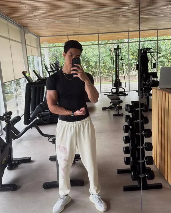 Alejandro en el gimnasio
